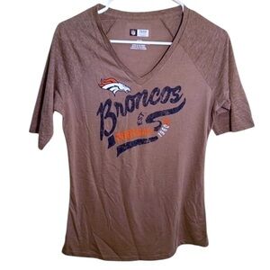 NFL Team Apparel V-Neck T-Shirt Denver Broncos